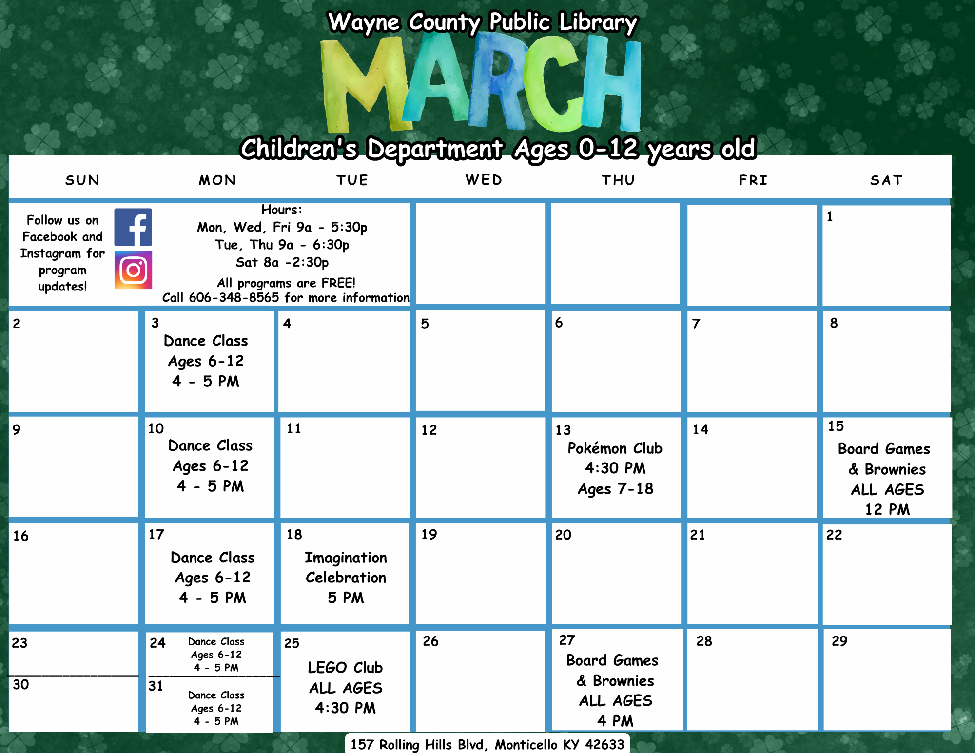 march calendar